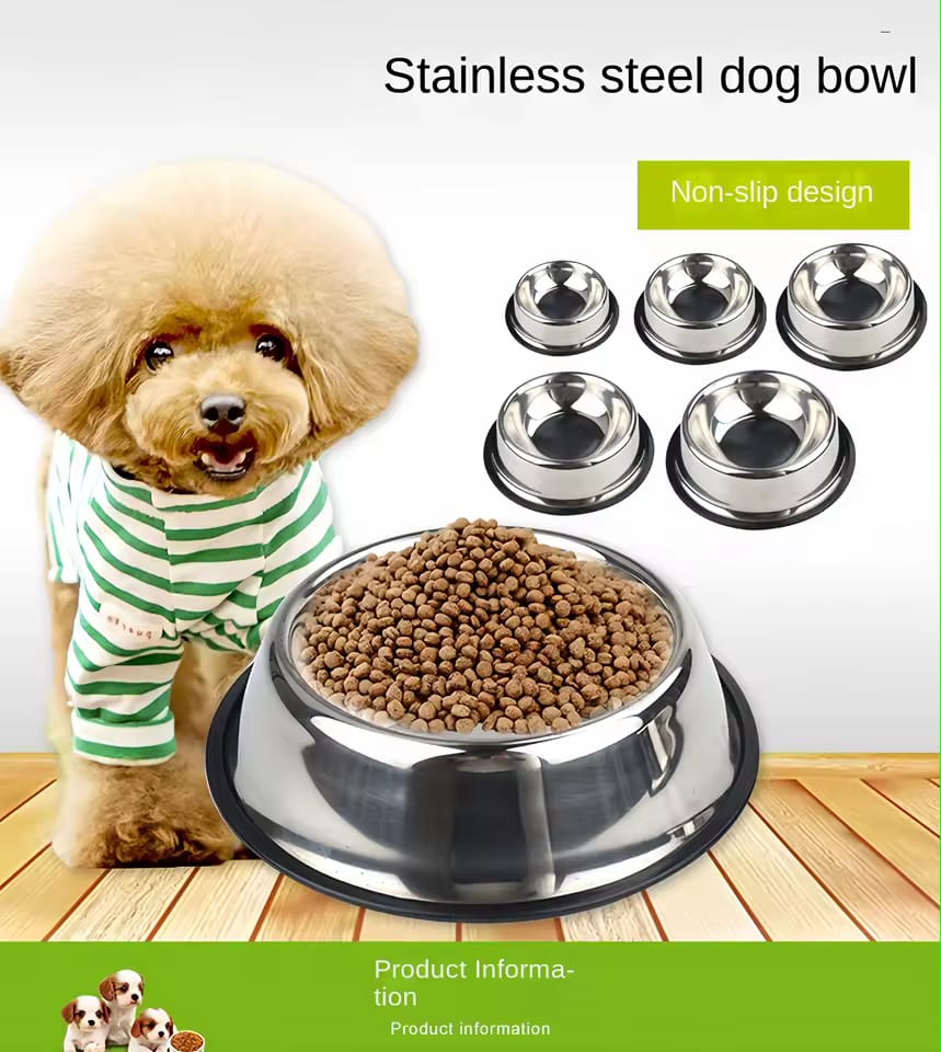 PetCareBaltic™ PureSteel Pet Feeding Bowl