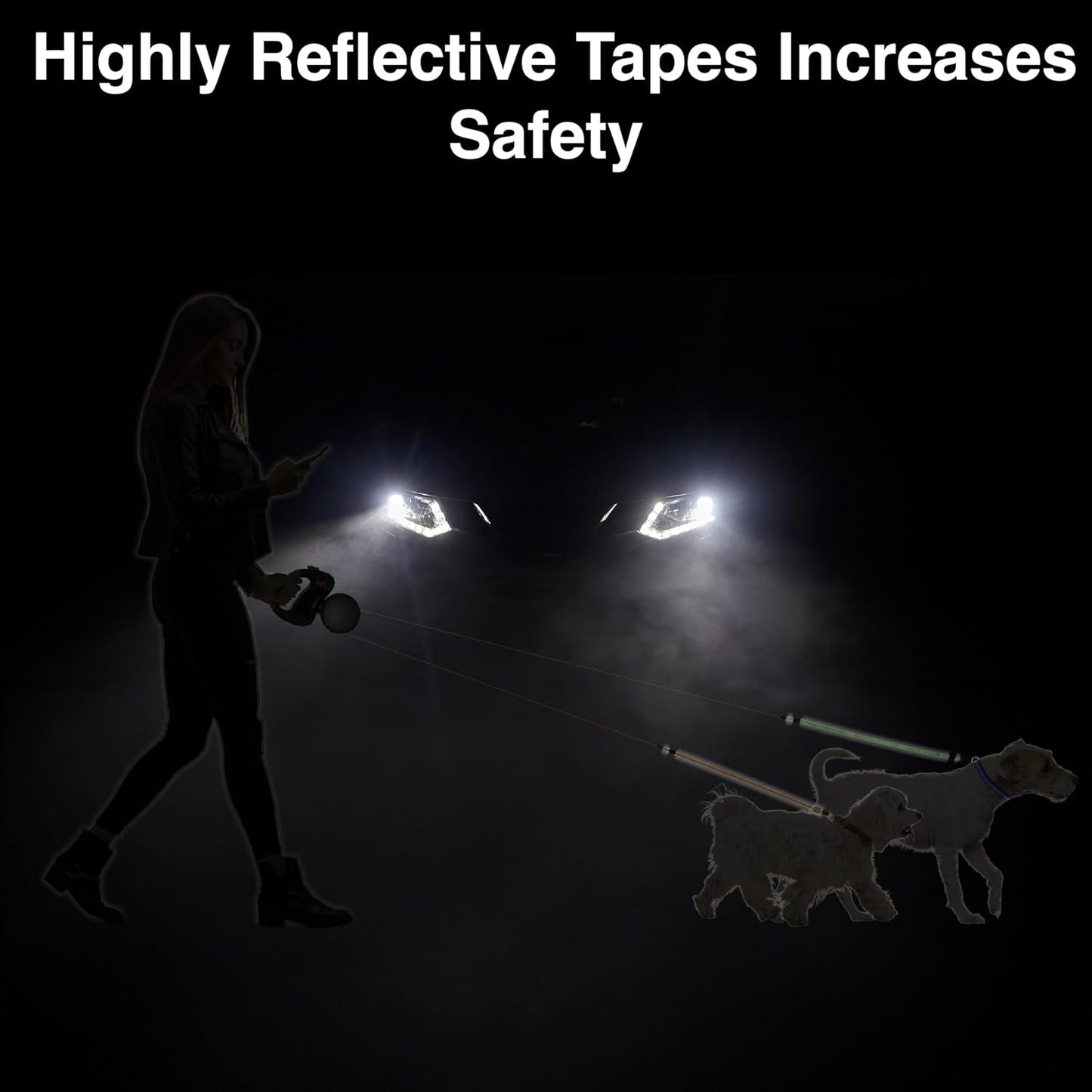 Dual Dog Retractable Leash
